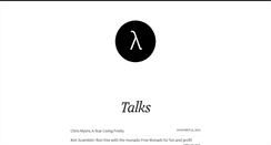 Desktop Screenshot of functionaltalks.org